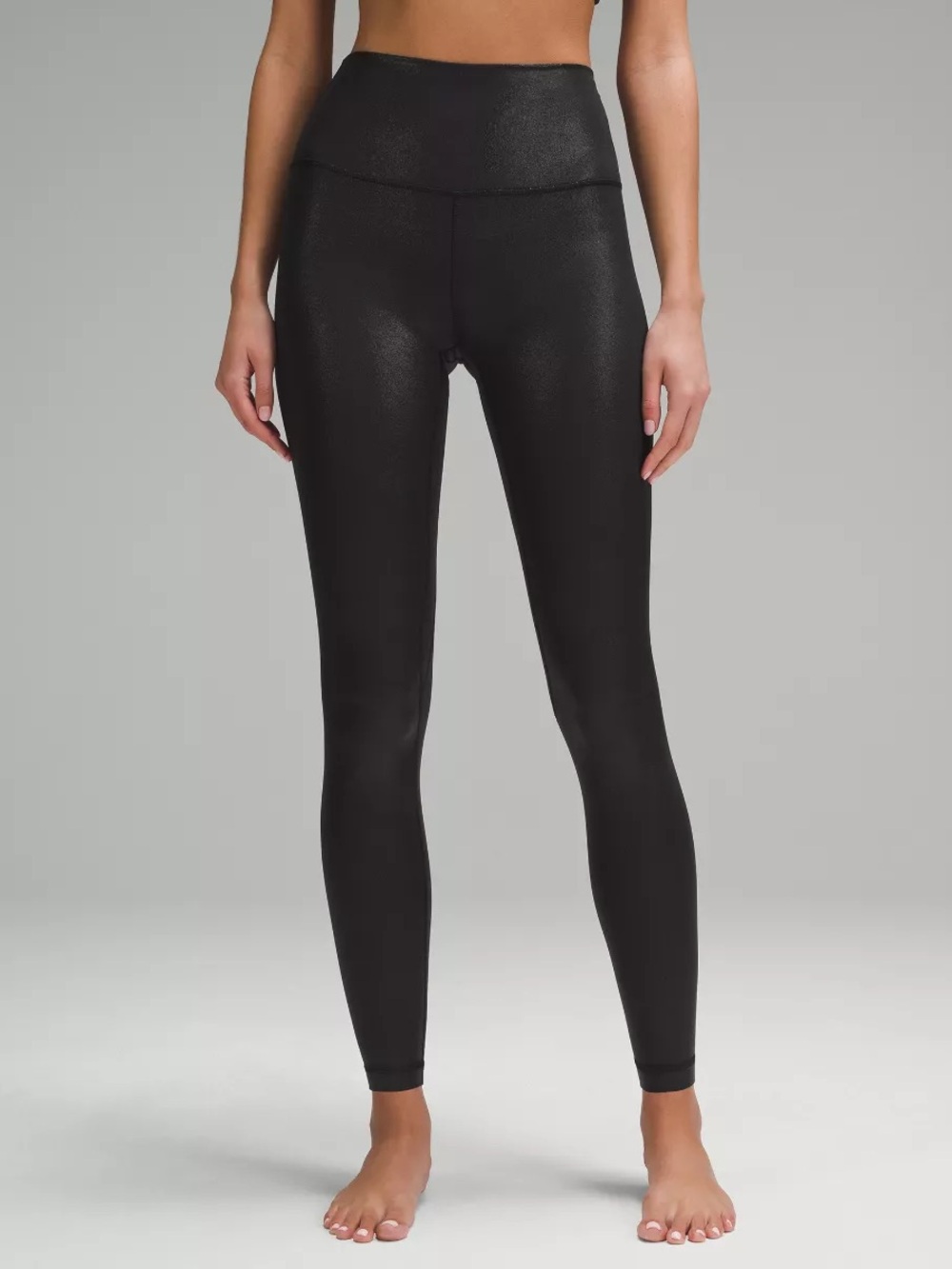 NWT Lululemon Align High-Rise Pant 28" *Black Shine, Size 8